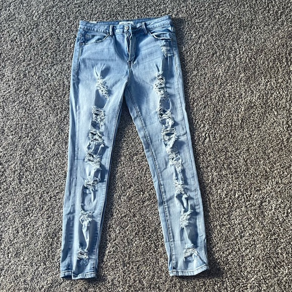 womens ripped jeans size 11 brand is almost there - Picture 2 of 12